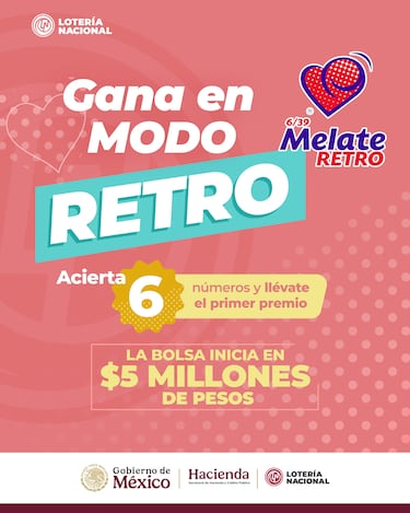 Resultados Melate Retro 1594: premios y números que cayeron hoy 27 de diciembre del 2025