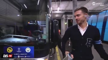 Manchester City got off the bus ahead of their Champions League match against Young Boys and not everyone was a fan of the looks they were sporting.