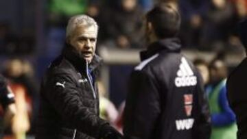 Aguirre fue expulsado durante el encuentro contra Osasuna.