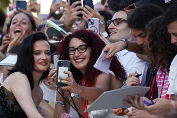 La actriz Eva Green durante el Festival Internacional de Cine de Venecia celebrado en el Lido de Venecia.