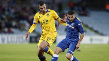 La afición azulona ya prepara el derbi de Alcorcón