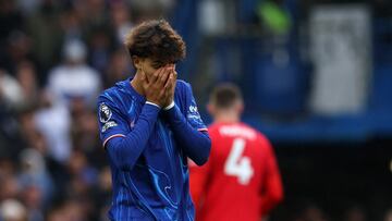 João Félix, jugador del Chelsea, durante un partido.