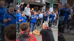 La épica provocación de los albaneses a los italianos en plena Eurocopa