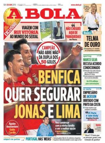 Portadas de la prensa deportiva