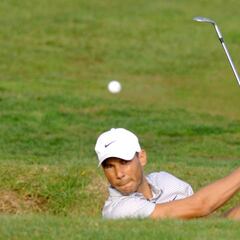 Nadal aventaja a Olazábal en su torneo de golf solidario