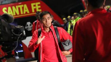 Fabián Sambueza, jugador de Santa Fe