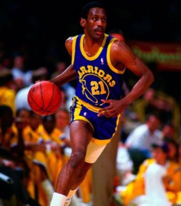 Sleepy Floyd con la camiseta de 1986 a 1988.