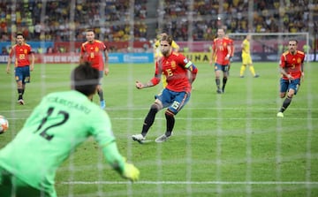 Ramos anotó de penalti el 0-1.