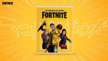 Arte oficial del Pack de Leyendas de Anime en Fortnite