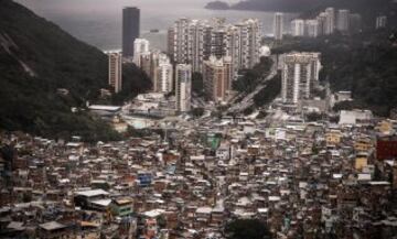 Vista general de la favela Rocinha.