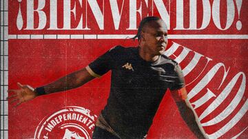 Hugo Rodallega, nuevo jugador de Independiente Santa Fe.