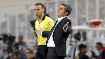 Valverde, en el partido ante el Atl&eacute;tico.