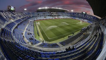 El estadio de la Rosaleda.