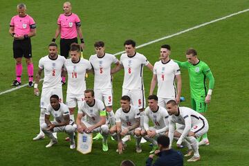 Equipo de la selección de Inglaterra.