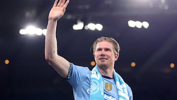 Kevin De Bruyne se despide del Etihad y recibe un caluroso homenaje tras 10 temporadas en el Manchester City.