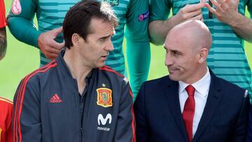 Lopetegui dará hoy rueda de prensa sin Rubiales al lado