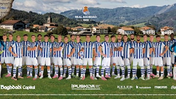 Póster del primer equipo de la Real Sociedad 2025-26.