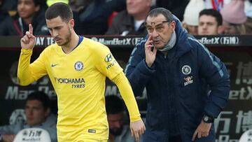 Sarri: "Si Hazard no se queda, debemos estar preparados"