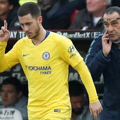 Sarri: "Si Hazard no se queda, debemos estar preparados"