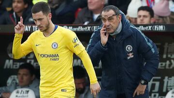 Sarri: "Si Hazard no se queda, debemos estar preparados"