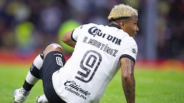  Roger Martinez of America during the game America vs Puebla, corresponding to Round 3 of the Torneo Clausura 2023 of the Liga BBVA MX, at Azteca Stadium, on January 21, 2023.

<br><br>

 Roger Martinez de America durante el partido America vs Puebla, Correspondiente a la Jornada 03 del Torneo Clausura 2023 de la Liga BBVA MX, en el Estadio Azteca, el 21 de Enero de 2023.