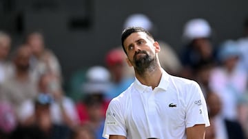 Djokovic - Cobolli, en directo: cuartos de final de Wimbledon hoy en vivo online