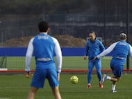 Entrenamiento Deportivo de La Coruña. luismi Quagliata