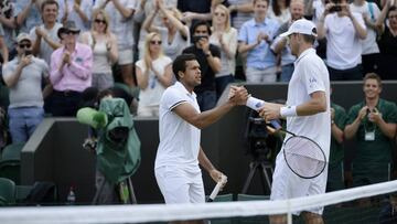 Tsonga e Isner.
