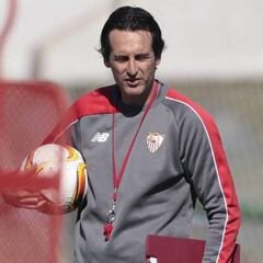 Emery: "El Sevilla quiere, busca y trabaja la Europa League"
