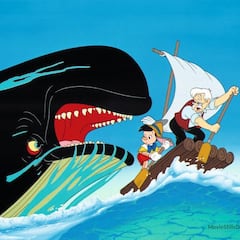 Pinocho en la vida real: un kayakista en la boca de una ballena