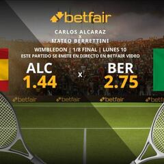 Carlos Alcaraz vs. Matteo Berrettini: horario, TV, estadísticas y pronósticos de Wimbledon 2023
