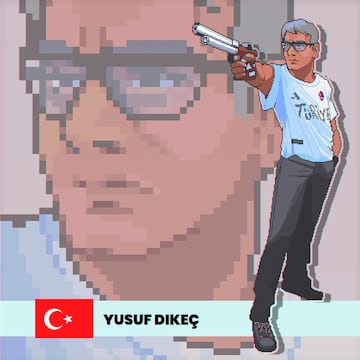 El arte inspirado en Yusuf Dikec, el John Wick turco