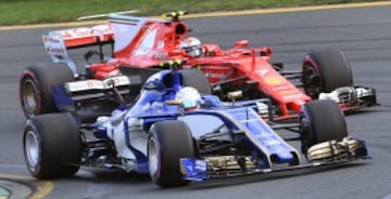 Antonio Giovinazzi y Kimi Raikkonen.