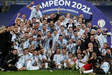 Argentina campeona de la Copa Am¨¦rica.
