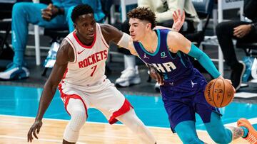 LaMelo crece y crece mientras los Rockets empiezan a fallar