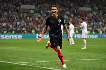 2-1. Mario Mandzukic celebró el segundo gol.