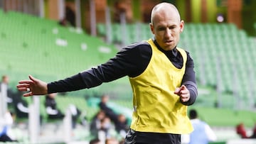 Arjen Robben con el Groningen.