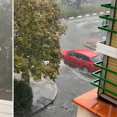 Fuertes lluvias en Madrid: la DANA llega cargada de agua a la capital
