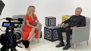 José Mourinho, durante una entrevista.