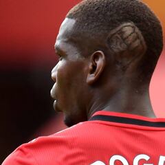 Pogba sorprende con un peinado reivindicativo 'Black Lives Matter'