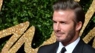 David Beckham, en un acto.