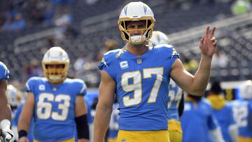 Los linebackers Joey Bosa y Drue Tranquill fueron recuperados de la lista de reservas por COVID-19 de los Chargers para enfrentar a los Steelers.