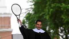 During a recent commencement speech, the Swiss superstar revealed the percentage of points he had won during his playing career, which surprised many.
