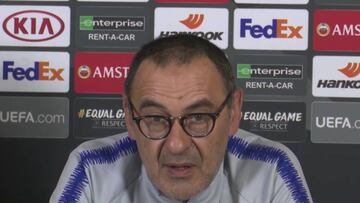 Sarri: "Necesitamos estar listos si Hazard decide no seguir"