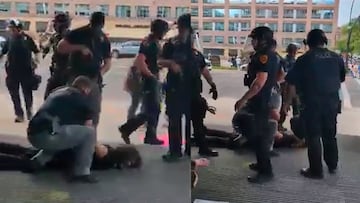 El impactante momento en el que la policía aprehende al tirador en las protestas de Salt Lake City
