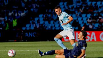 Iago Aspas ayer en Vigo.