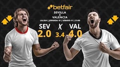 Sevilla FC vs. Valencia CF: horario, dónde ver, pronósticos y clasificación