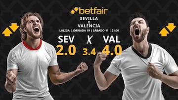 Sevilla FC vs. Valencia CF: horario, dónde ver, pronósticos y clasificación