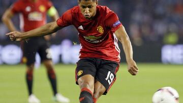 Rashford adelanta al United en primera semi de Europa League