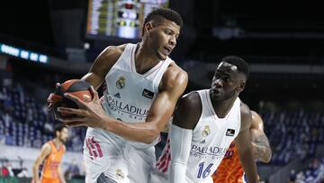 2021 06 10 MADRID. BALONCESTO 20 21 TERCER PARTIDO DE SEMIFINALES DE LOS PLAYOFF DE LA LIGA ENDESA QUE ENFRENTA AL REAL MADRID Y VALENCIA BASKET EN EL WIZINK CENTER.
FOTO: VICTOR CARRETERO/REALMADRID.COM